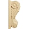 Ekena Millwork 4 1/4"W x 2 1/2"D x 5 1/2"H Medium Acanthus Block w/ Backplate Wood Corbel, Alder CORW04X03X06ABAL - alternate 2